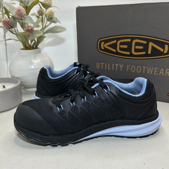 Keen Utility Footwear Vista Energy Hydrangea Konnect Fit Black Shoes Women's 8 M - Picture 6 of 11